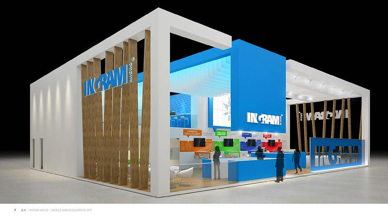 Ingram Micro MWC (Mobile World Congress) Stand Design